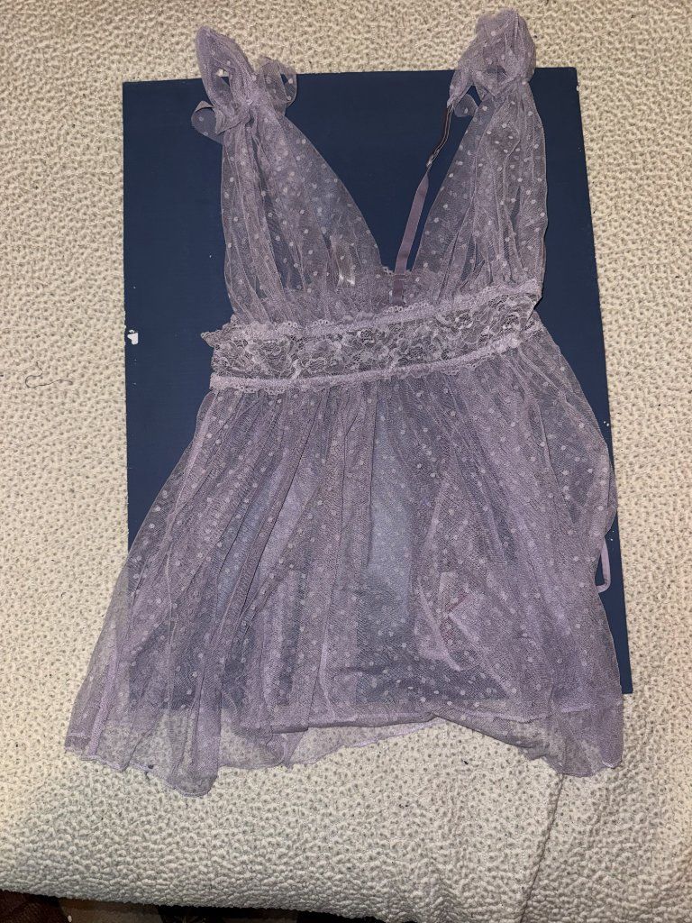 Nwt Adore Me Purple Elise Babydoll Set — image 3 of 4